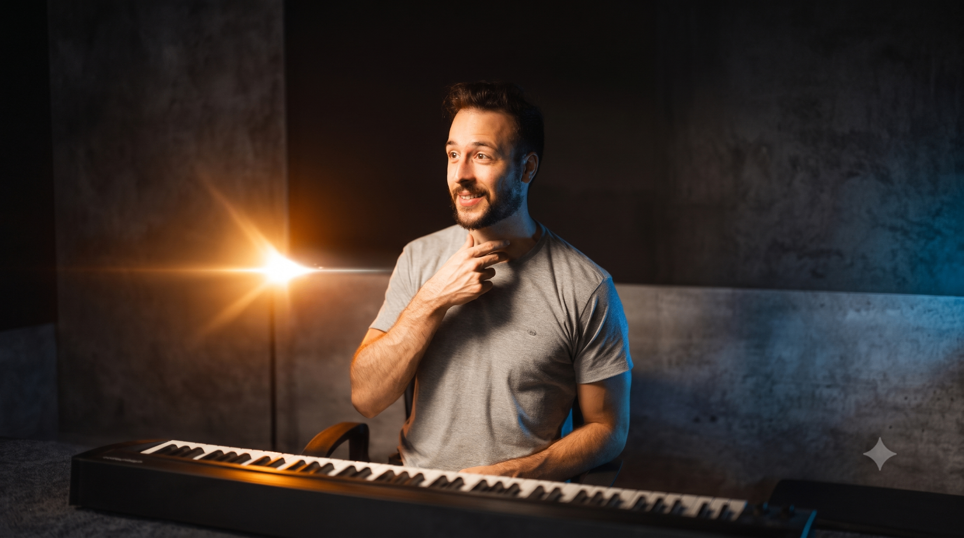 Prof. Ary Fernando Piotrowski ao piano